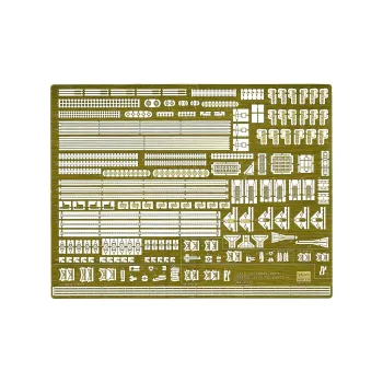Hasegawa 1/350 Japan Marine Ship All Etched Parts, Plastic Components QG35 Model Accessories