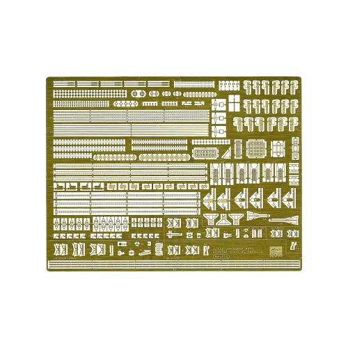 Hasegawa 1/350 Japan Marine Ship All Etched Parts, Plastic Components QG35 Model Accessories