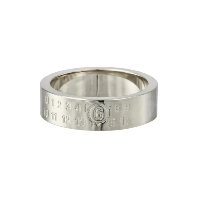 Maison Margiela Brass, Silver Rings Unisex Silver-0