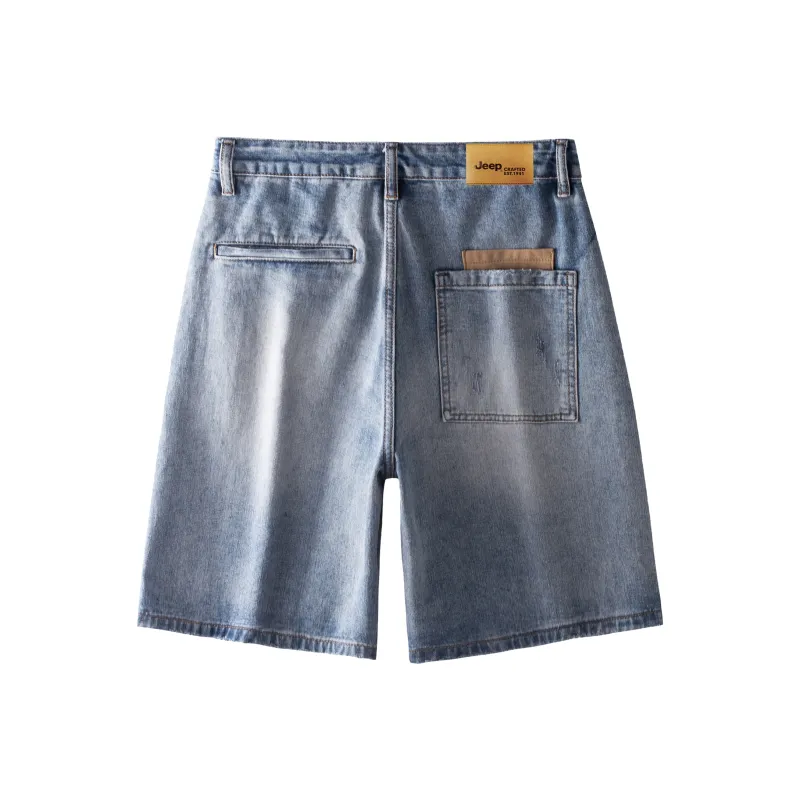 Jeep Denim Shorts Unisex Nostalgic Blue-1