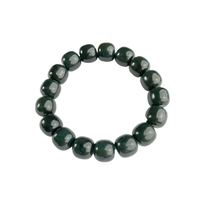 CUIYUYAWEI Hetian Jade Bracelets Green Jade Unisex-0