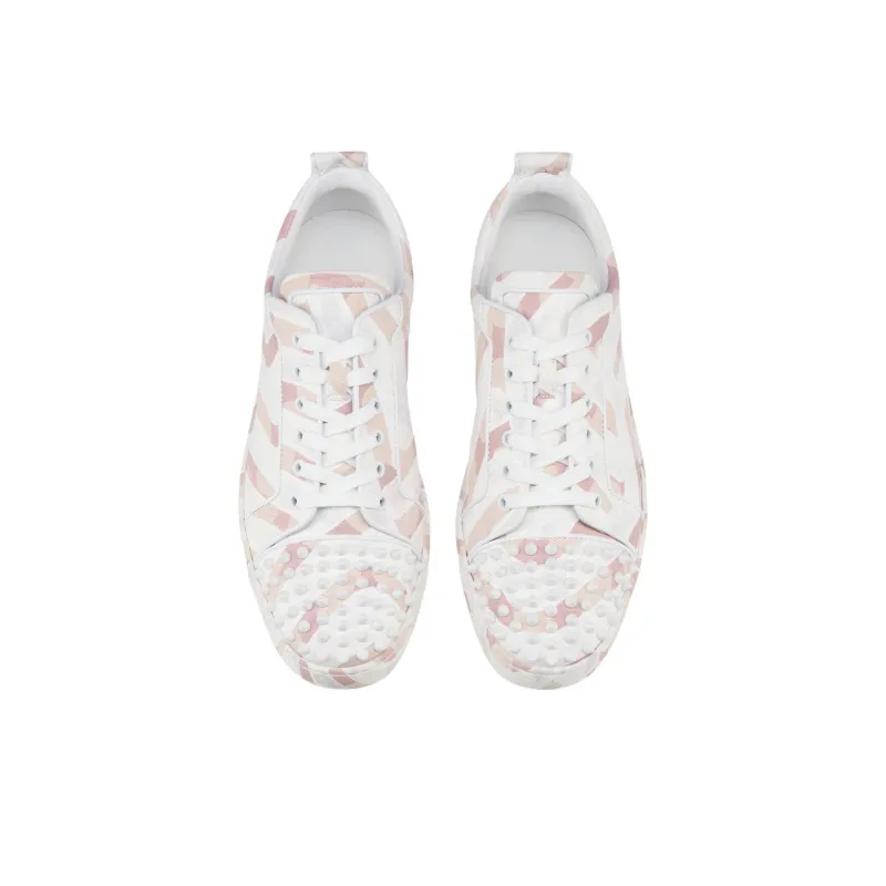 Christian Louboutin Skateboard Shoes Men Low Top Pink-3