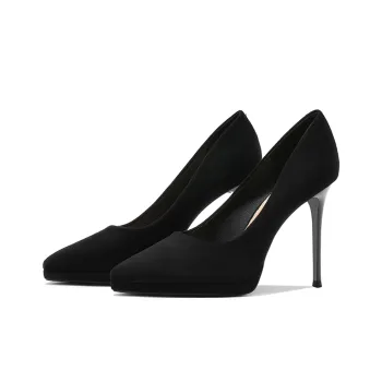 GOSO Slim Heel High Heels Women's Black