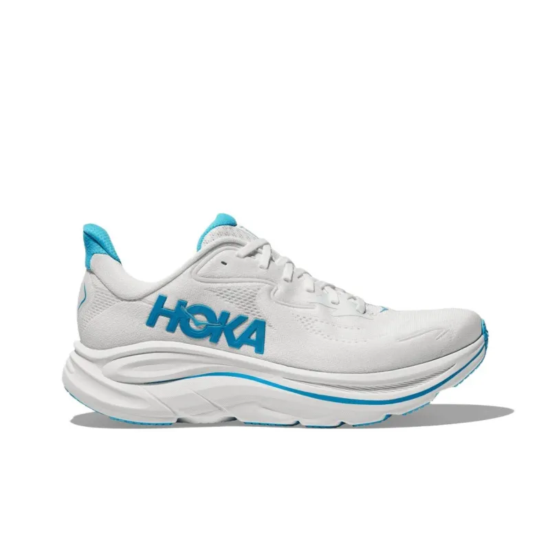 HOKA ONE ONE CLIFTON 10 Cushioning, Wear Resistant Low Top Casual Running Shoes Men's White-1