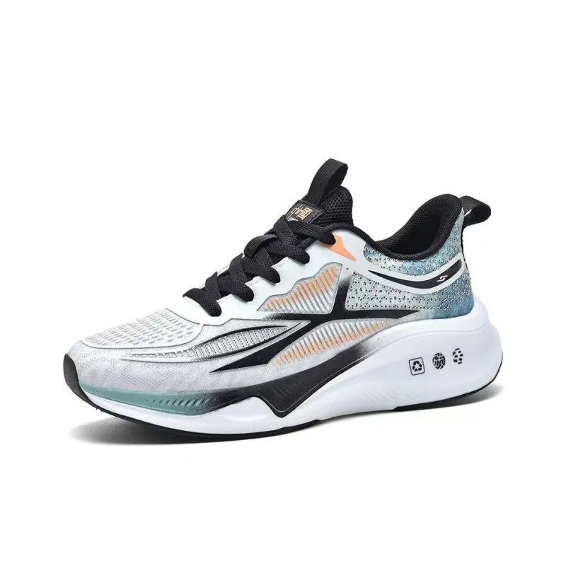 Yi Jiabao Anti Slip Wear Resistant Low Top Casual Running Shoes Men's-4