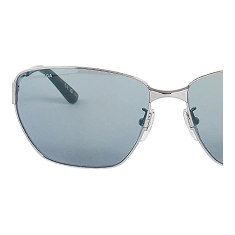 Balenciaga Metal Acetate Rectangular Sunglasses Men's Gold-1