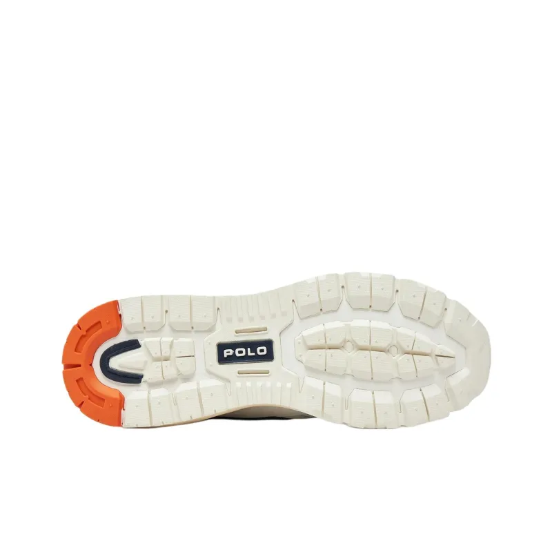 Polo Ralph Lauren Trackster 275 Low Top Casual Shoes Men's White-5