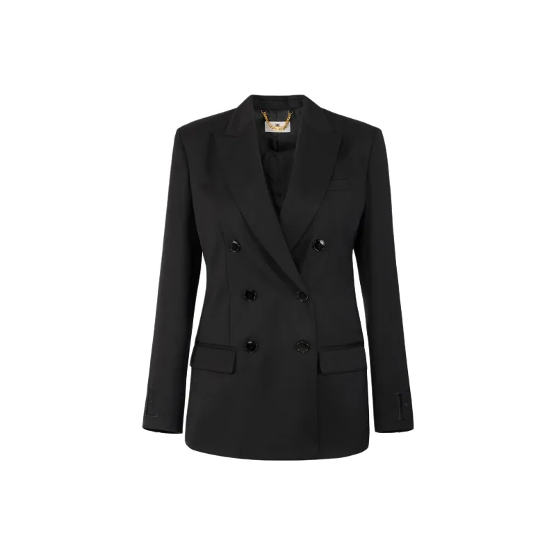Elisabetta Franchi Jackets & Coats Women's Black-0