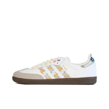 Juice x Adidas Originals SAMBA OG Anti Slip Wear Resistant Low Top Skateboard Shoes Unisex White