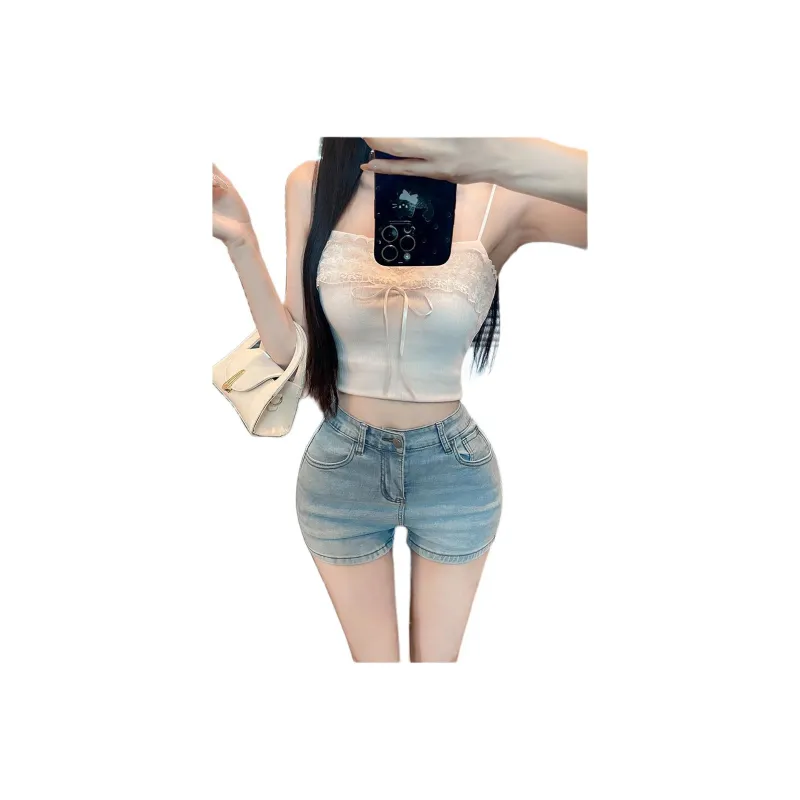 Dior Beauty Denim Shorts Women's-8