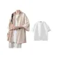 Pink+260G 100% cotton T-Shirt[Two-Piece Set]