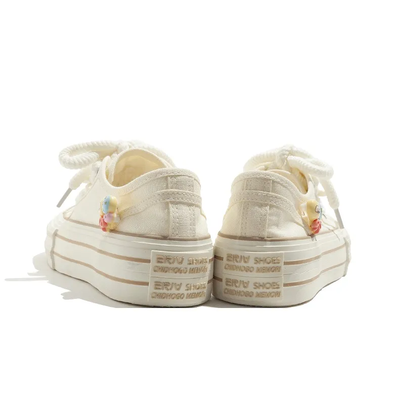 MEAKKEA Breathable Coverage Balance Low Top Canvas Shoes Women's-10