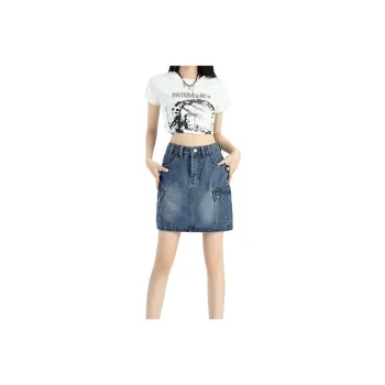 Concubine Zhu Denim Short Skirts Women's