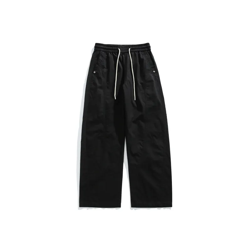 WOOD SOON Japanese Style Versatile Trendy Brand 100% Cotton Cargo Pants Unisex-4