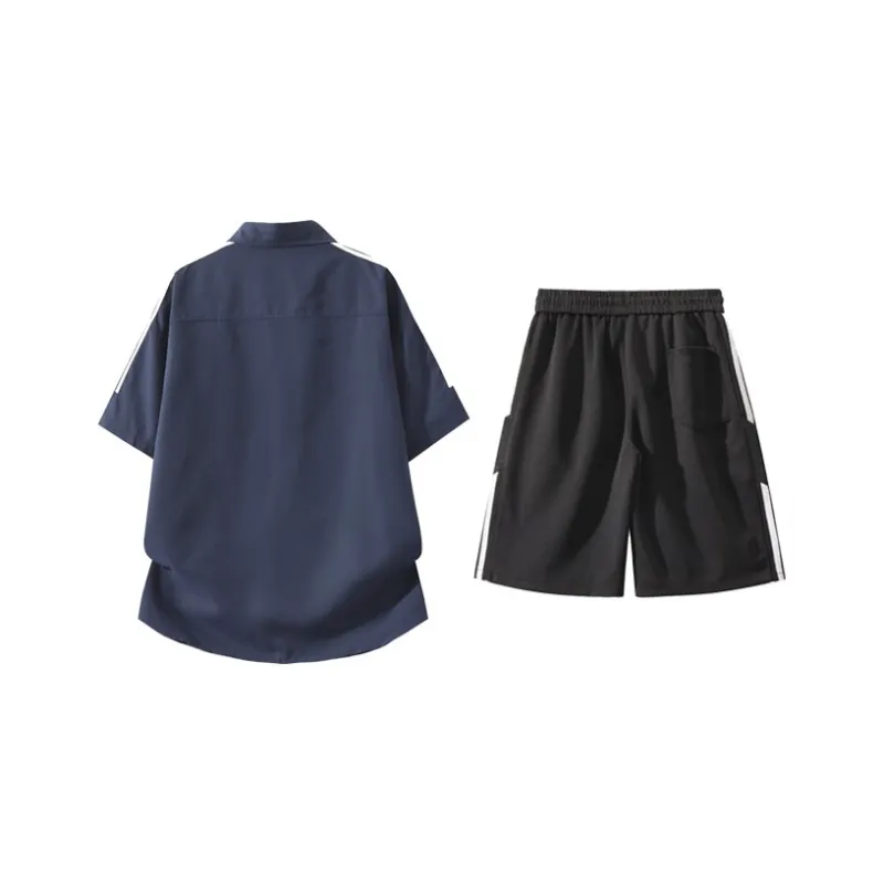 LIVINGTOWN Shirt Matching Set Unisex-1