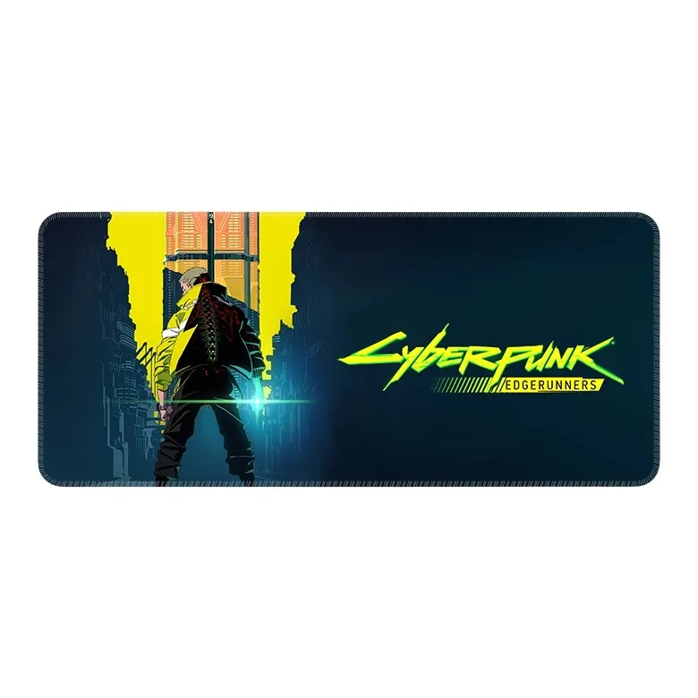 DANYIN Edge Walker Extra Large Men's Anime Gaming Computer Table Mat Cyberpunk Office Desk Cushion Mouse Pads-1