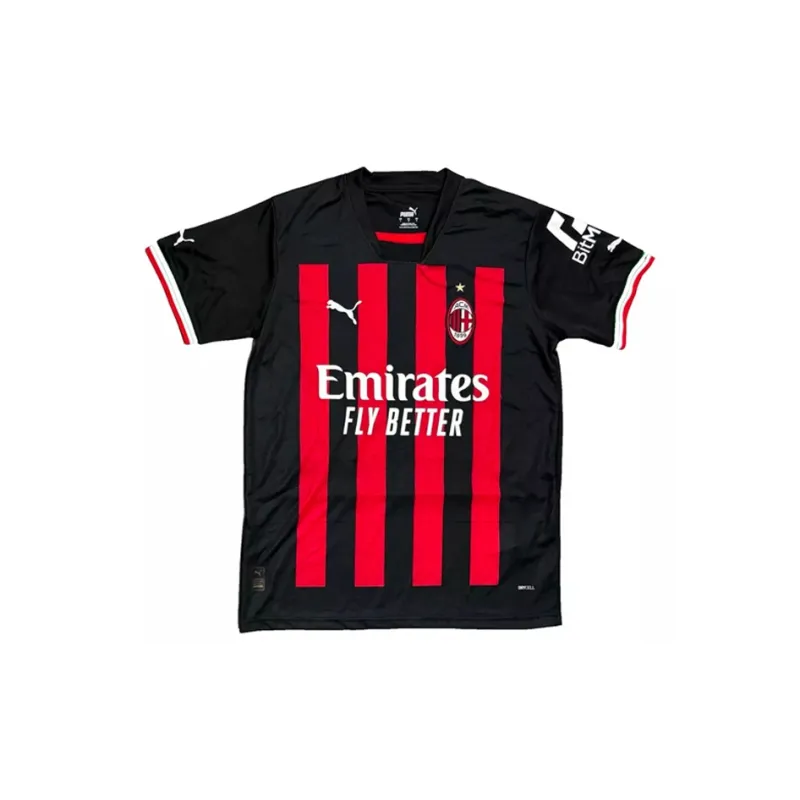 Three For AC Milan Team Black Jersey Exquisite Mounting, Outer Frame Approx. 65x85cm-2