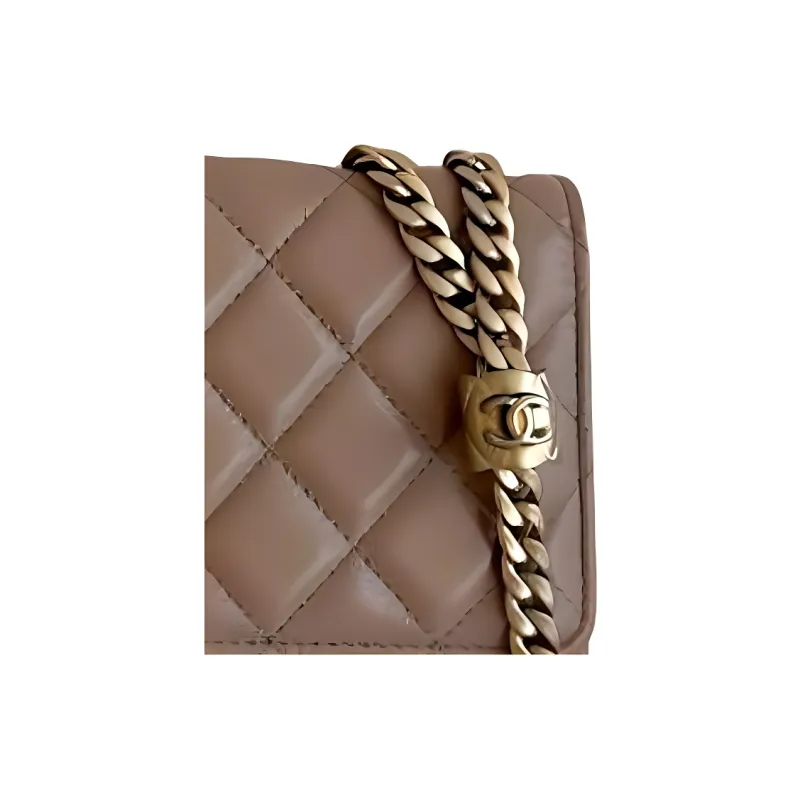 CHANEL Adjustable Strap Woc Beige AP3043-3