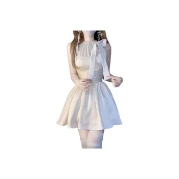GOSO Sleeveless Dresses Women's Apricot