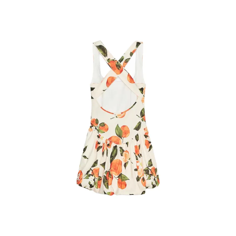ZARA Sleeveless Dresses Women's Plaid-1
