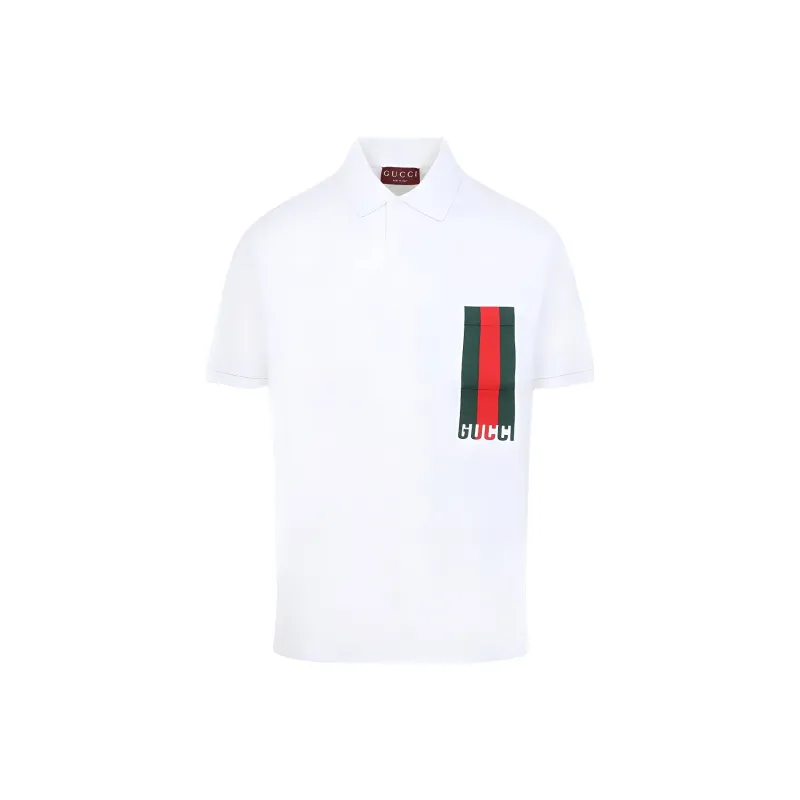 GUCCI SS25 Polo Shirt Men's White-0