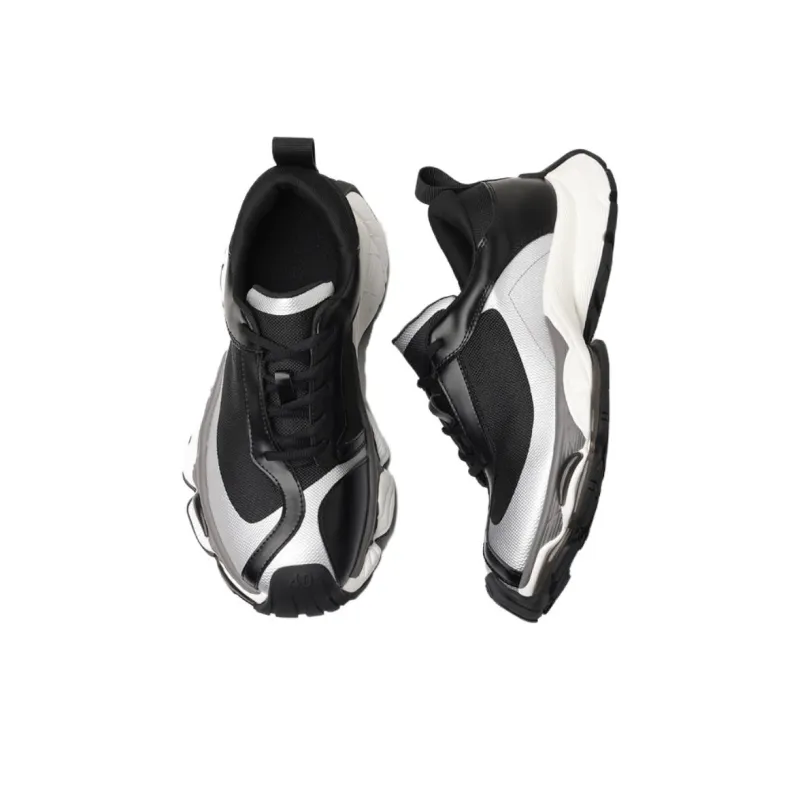 POPULAR ROUSE PR Mid Top Chunky Sneakers Men's-14