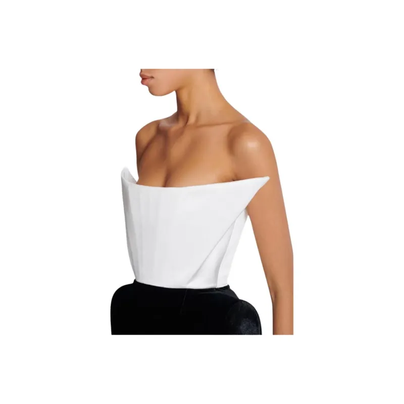 BALMAIN Sleeveless Dress Women's Black White-7