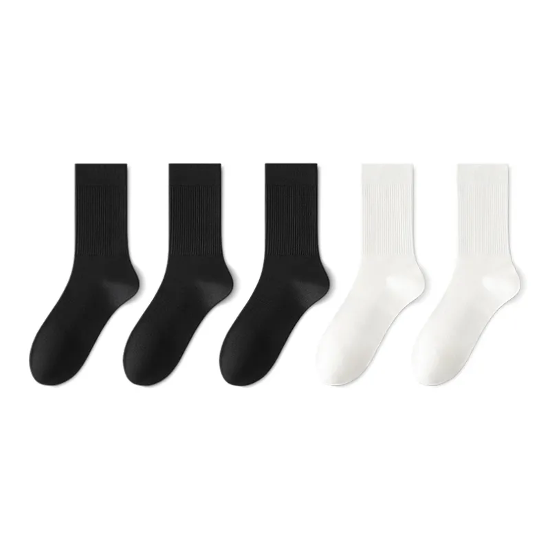 LUOLIAN Mid Calf Socks Men's 5 Pack-4