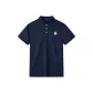 [Mulberry Silk 7A Antibacterial]Navy Blue (Fp Round Badge Chest Logo)