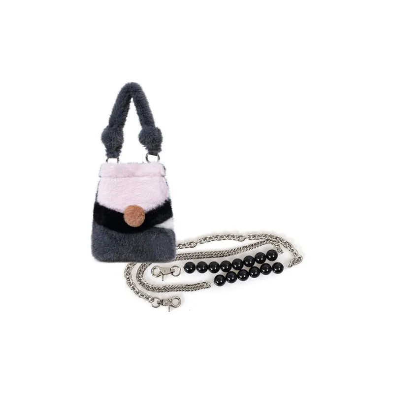 REBIRTH Eco Friendly Fuzzy Handbag Women's-6