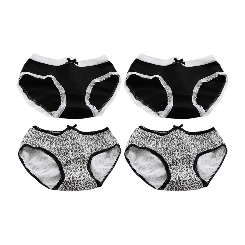 Flowers In Water Underpants Women's 4 Pack-43