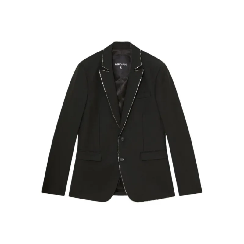 Patrizia Pepe SS25 Jackets & Coats Men's Black-0