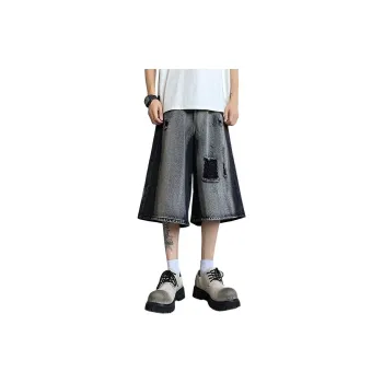 FRQ Denim Shorts Unisex Black