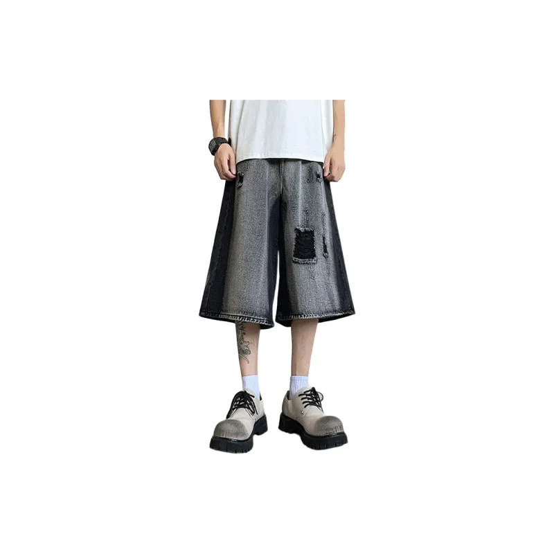 FRQ Denim Shorts Unisex Black-0