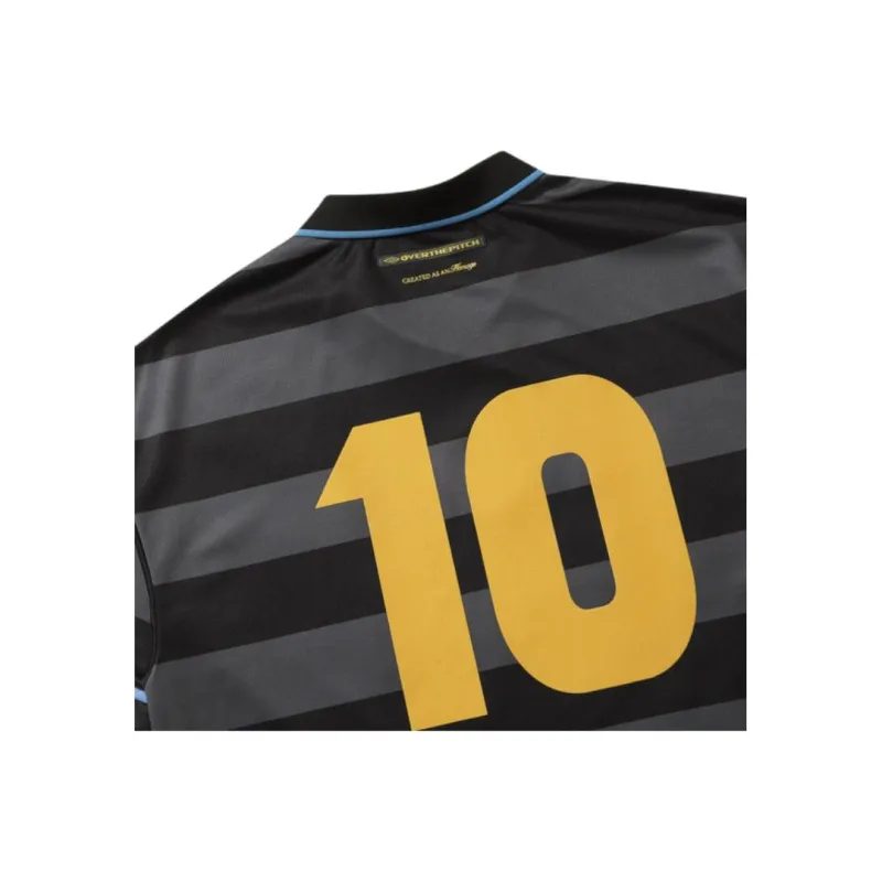 Umbro x OVER THE PITCH SS24 Soccer Jerseys Unisex Black Yellow-3