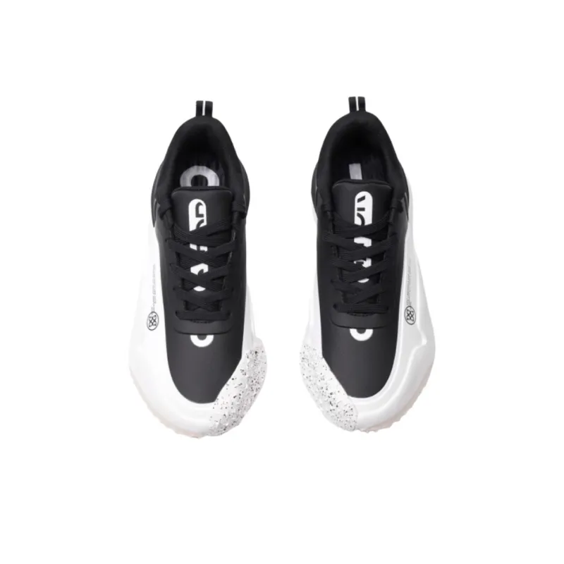 GFORE Slip Resistant, Abrasion Resistant, Waterproof Low Top Golf Shoes Men's Black White-3