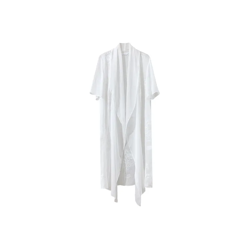 AMII Chiffon Shirts Women's Ecru-0
