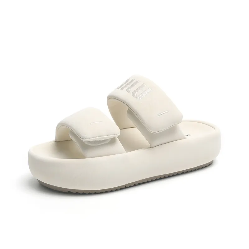 O.L Embroidery Slip Resistant Odor Resistant Abrasion Resistant Slide Slippers Women's-5