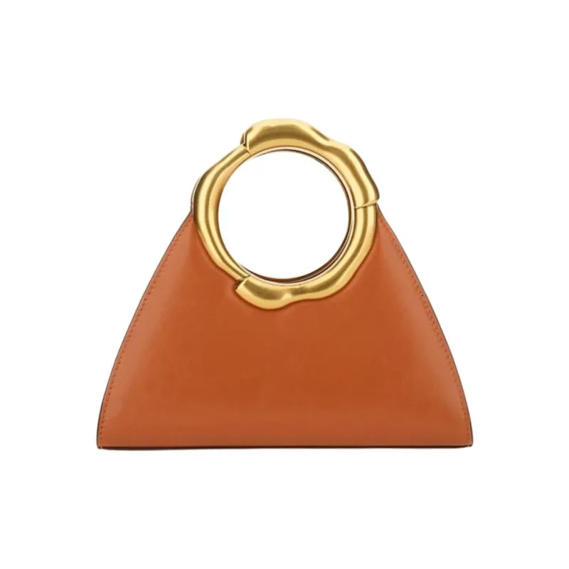 CULT GAIA Cow Leather Handbag Women's Orange-2