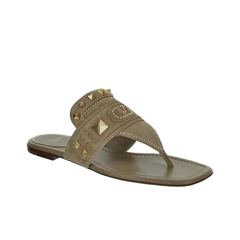 Valentino GARAVANI Slip Resistant Flip Flops Women's Umber-2