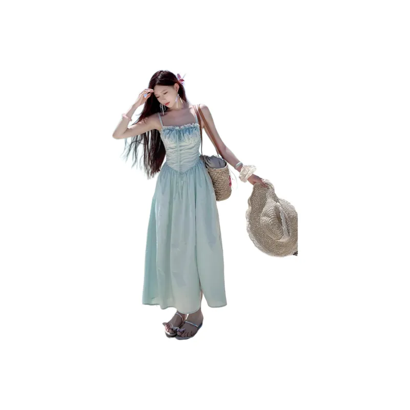 GOSO Slip Dresses Women's Mint Green-0