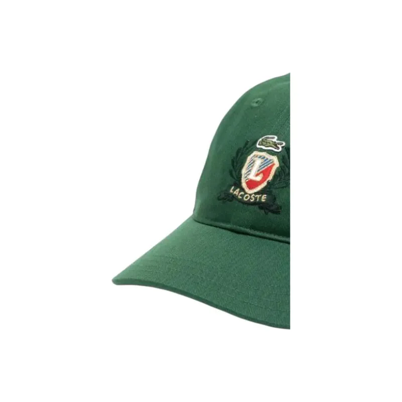 LACOSTE 100% Cotton Baseball Caps Men's Green-1