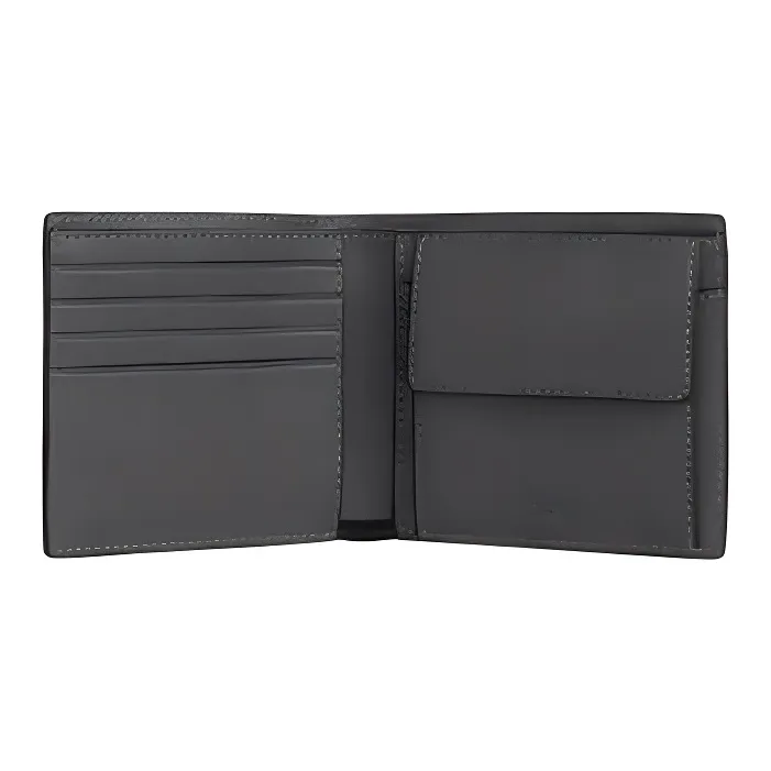 COACH Cow Leather Wallet Mini Men's Gray-1