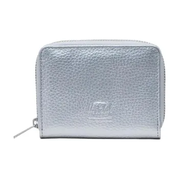 Herschel Pure Vegan Leather Wallet Unisex Silver Metal