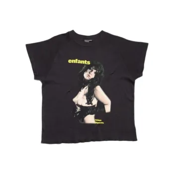 ENFANTS RICHES DEPRIMES SS25 Slave Girl Raglan T Shirt Men's Black