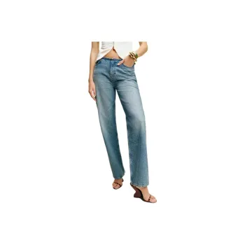 REFORMATION Charlee Low Rise Straight Leg Jeans Women's
