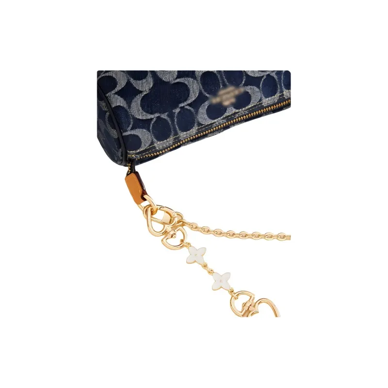 Ingenuity Handmade Metal Alloy Bag Strap Women's Gold Tone-3
