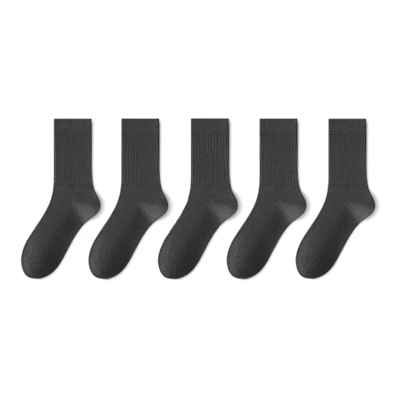 LUOLIAN Mid Calf Socks Men's 5 Pack-13