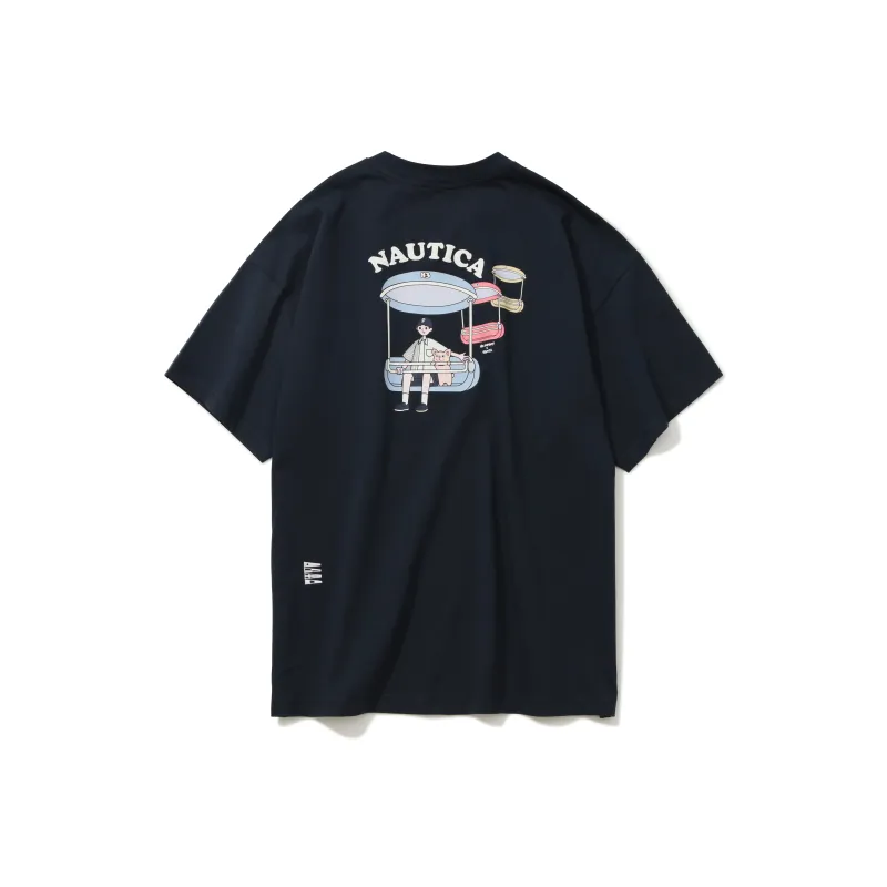 Nautica White Sail POPBOY Collaboration T Shirt Men's-3