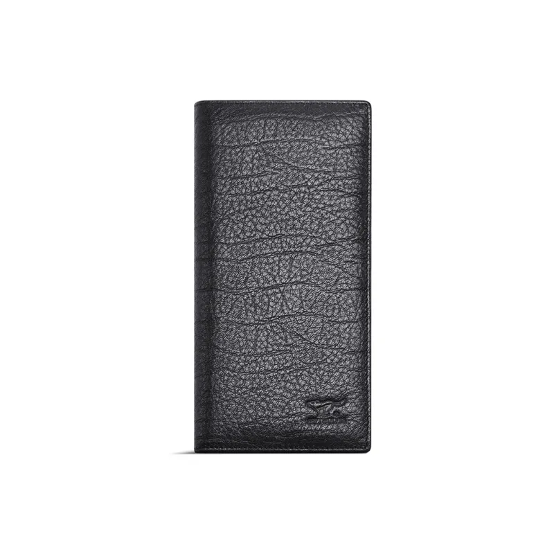 SEPTWOLVES Top Grain Cow Leather Wallet Regular Men's Black-1